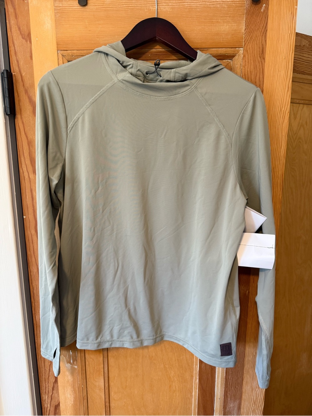 Topo Designs Sun Shirt Hooded long sleeve in Sage Green New